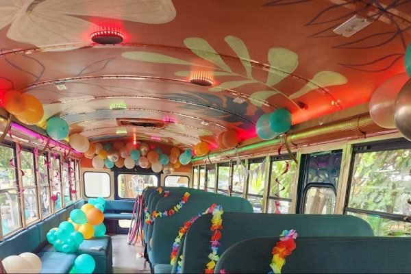 Tamarindo Party Bus Custom Theme